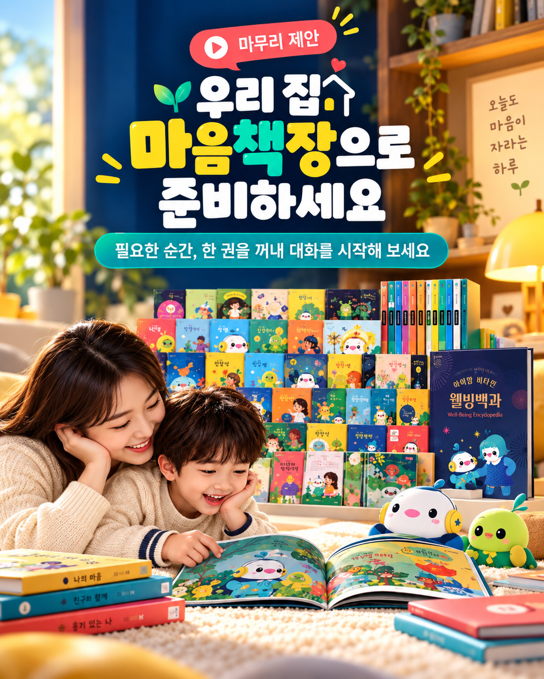 우리 집 마음책장으로 준비하세요